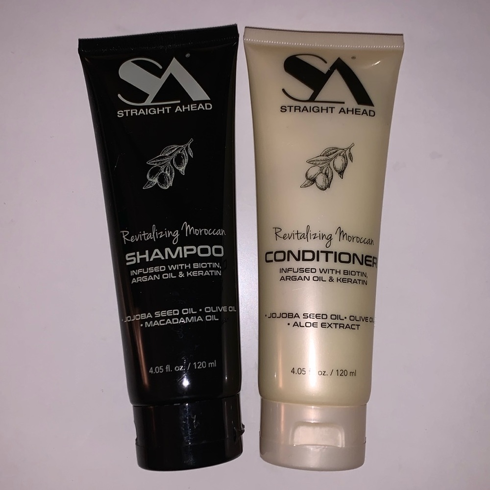 5/$25❗️SA Straight Ahead Revitalizing Moroccan Shampoo & Conditioner